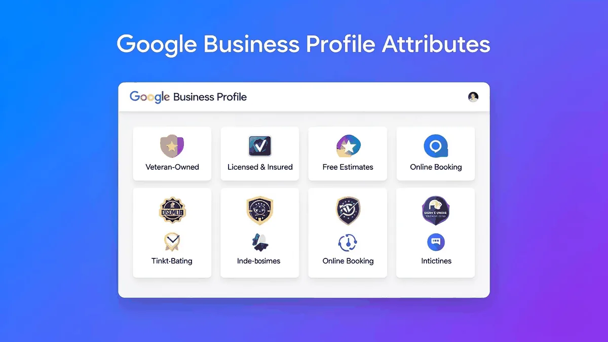 Google Business Profile Attributes: Complete Guide for Home Service Businesses