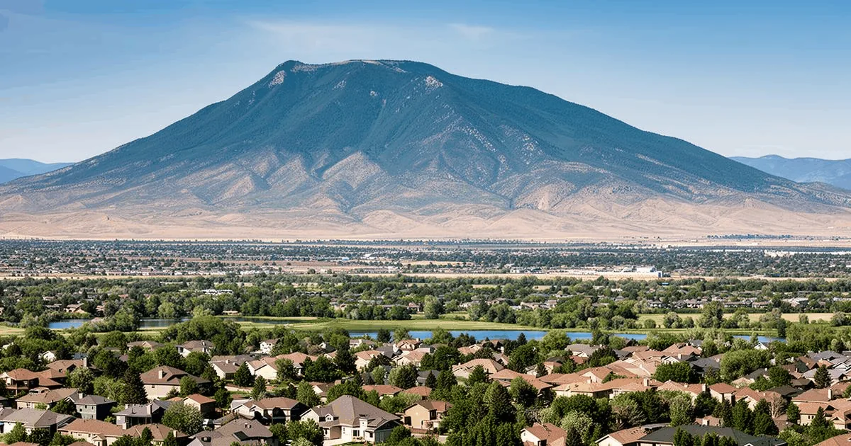 Lakewood Colorado with Green Mountain