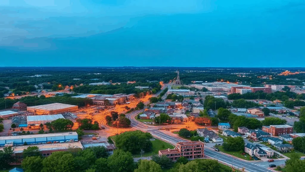 Sanford NC industrial area