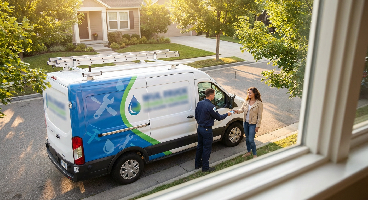 Home contractor optimizing Google Business Profile for budget marketing success.